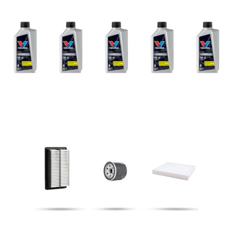 Kit tagliando 3 FILTRI e 5L OLIO compatibile con Hyundai Kona 1.6 T-GDI 130kw dal 2017 (1/5)