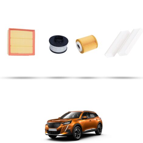 Kit tagliando 4 filtri compatibile con Peugeot 2008 II 1.5 BlueHDI 81kw dal 2021 (1/5)