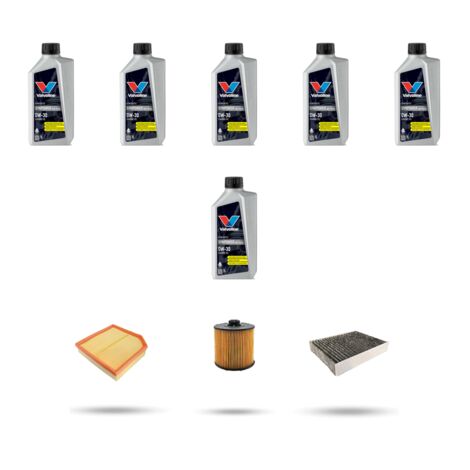 Kit tagliando 3 FILTRI e 6L OLIO compatibile con Volvo XC40 1.5 T3 115Kw dal 2018 (1/4)