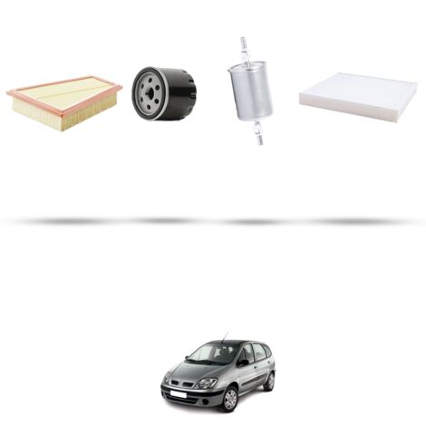 Kit tagliando 4 filtri compatibile con Renault Scenic I 2.0 16v 102kw Dal 1999 (1/5)