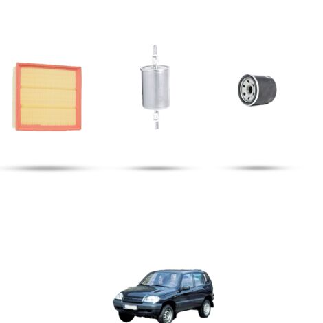 Kit tagliando 3 filtri compatibile con Chevrolet Niva 1.7 59kw dal 2004 (1/4)