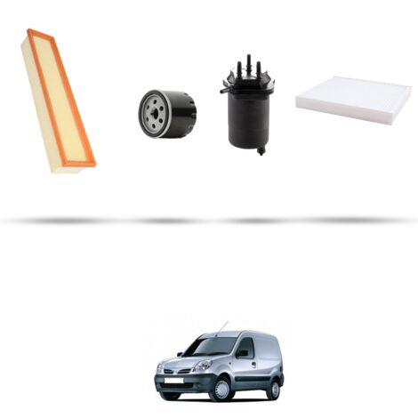 Kit tagliando 4 filtri compatibile con Nissan Kubistar 1.5 dci 62kw Dal 2005 (1/5)