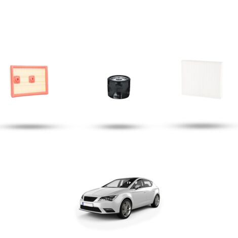 Kit tagliando 3 filtri compatibile con Seat Leon III 1.2 TSI 77kw Dal 2012 (1/4)