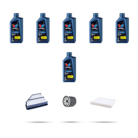 Kit tagliando 3 FILTRI e 6L OLIO compatibile con Hyundai Genesis Coupe 2.0 Turbo 184kw dal 2013 (1/5)