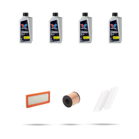 Kit tagliando 3 FILTRI e 4L OLIO compatibile con Opel Grandland X(A18) 1.6 Turbo Hybrid 165kw Dal 2019 (1/5)