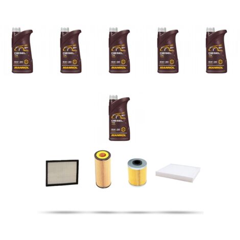 Kit tagliando 4 FILTRI e 6L OLIO compatibile con Opel Astra G 2.0 DTi 16v 74kw dal 1999 (1/5)
