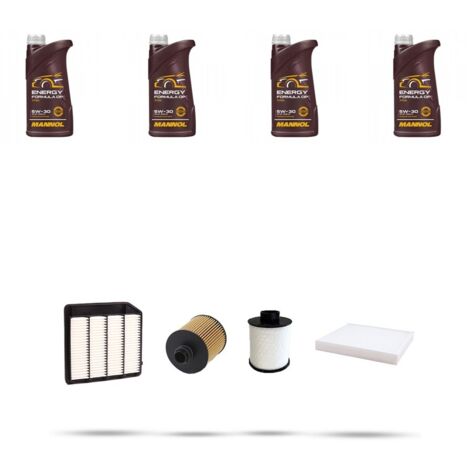 Kit tagliando 4 FILTRI e 4L OLIO compatibile con Suzuki Sx4 S-Cross 1.4T 103kw Dal 2016 (1/5)