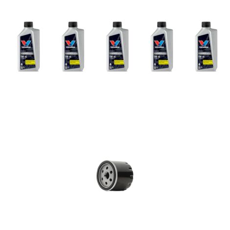 Kit filtro olio e 5L compatibile con Seat Leon III 1.5 TGI 96kw Dal 2018 (1/3)