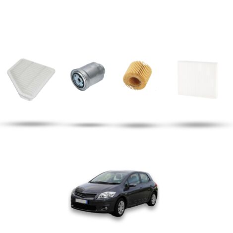 Kit tagliando 4 filtri compatibile con Toyota Auris I (E150) 1.4 D-4D 66kw Dal 2007 (1/5)