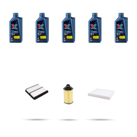 Kit tagliando 3 FILTRI e 5L OLIO compatibile con Ssangyong Tivoli 1.6 D 85kw dal 2015 (1/5)