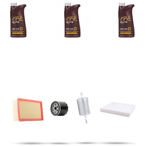 Kit tagliando 4 FILTRI e 3L OLIO compatibile con Renault Clio II 1.4 55kw Dal 1998 (1/5)