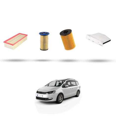 Kit tagliando 4 filtri compatibile con Vw Sharan II (7N) 2.0 TDI 135kw Dal 2015 (1/5)