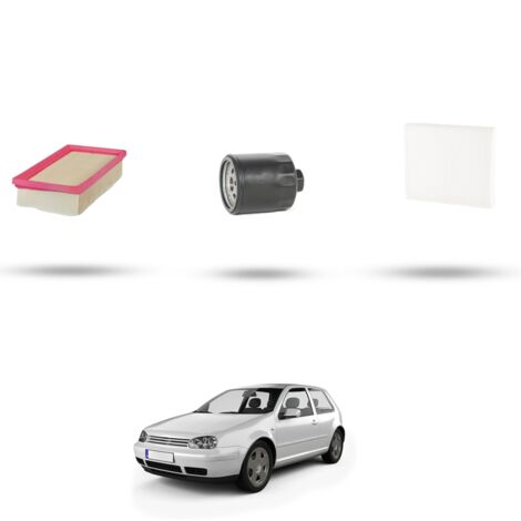 Kit tagliando 3 filtri compatibile con Vw Golf IV (1j1 1j5) 1.6 81kw Dal 2002 al 2006 (1/4)