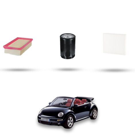 Kit tagliando 3 filtri compatibile con Vw New Beetle / Cabrio 1.8 132kw Dal 2001 al 2004 (1/4)