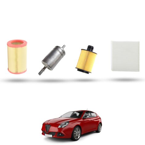 Kit Tagliando 4 filtri compatibile con Alfa Romeo Giulietta (940) 1.8 TbI 16v 173kw dal 2010 (1/5)