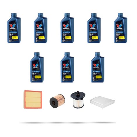 Kit tagliando 4 FILTRI e 8L OLIO compatibile con Ford Transit Custom 2.2 tdci 74kw dal 2012 (1/5)