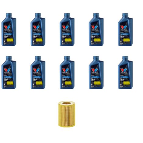 Kit filtro olio e 10L compatibile con Porsche Cayenne II (958) 4.8 Turbo S 405Kw dal 2013 (1/3)
