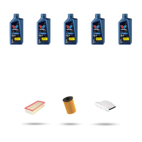 Kit tagliando 3 FILTRI e 5L OLIO compatibile con VW Scirocco III (1K8) 2.0 TDI 135kw Dal 2014 (1/5)