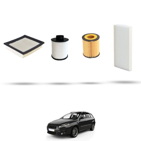 Kit tagliando 4 filtri compatibile con Fiat Croma II 1.9 MJT 88kw dal 2005 al 2011 (1/5)