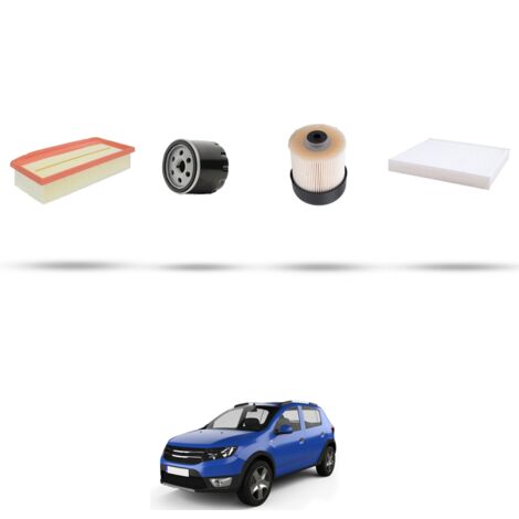 Kit tagliando 4 filtri compatibile con Dacia Sandero II 1.5 Dci 55kw dal 2013 (1/5)