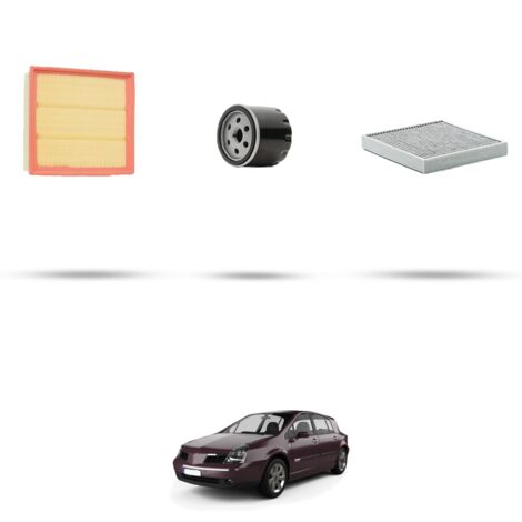 Kit tagliando 3 filtri compatibile con Renault Vel Satis 2.0 16v 125kw Dal 2005 (1/4)