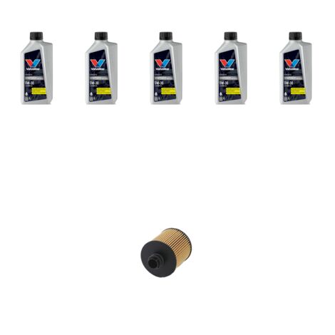 Kit filtro olio e 5L compatibile con Jeep Renegade (BU) 1.6 Crd 70kw dal 2016