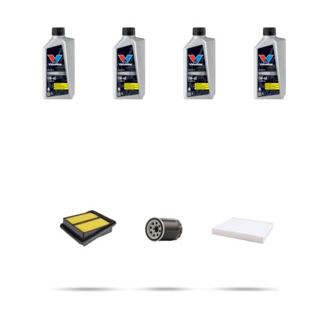 Kit tagliando 3 FILTRI e 4L OLIO compatibile con Honda Jazz II 1.5 81kw dal 2002 (1/5)