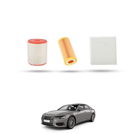 Kit Tagliando 3 filtri compatibile con Audi A6 (C8) 45 TFSI Mild Hybrid 180kw dal 2018 (1/4)