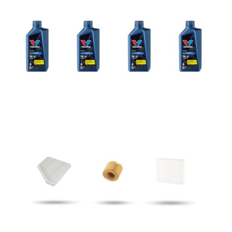 Kit tagliando 3 FILTRI e 4L OLIO compatibile con Toyota Corolla XI (E18) 1.4 D-4D 66kw Dal 2013 (1/5)