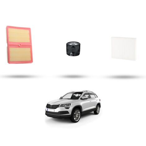 Kit tagliando 3 filtri compatibile con SKODA KAROQ 1.0 Tsi 85kw DAL 2017 (1/4)