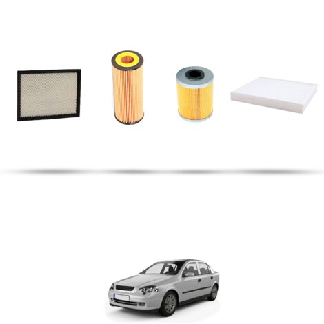 Kit tagliando 4 filtri compatibile con Opel Astra G 2.0 Di 16v 60kw dal 1998 (1/5)