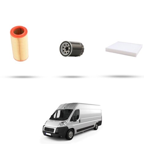 Kit tagliando 3 filtri compatibile con Fiat Ducato 3.0 Natural power 100kw dal 2009 (1/4)