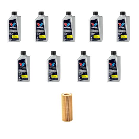Kit filtro olio e 9L compatibile con Bmw serie 5 (E60/E61) 530d 173kw dal 2007 al 2010 (1/3)