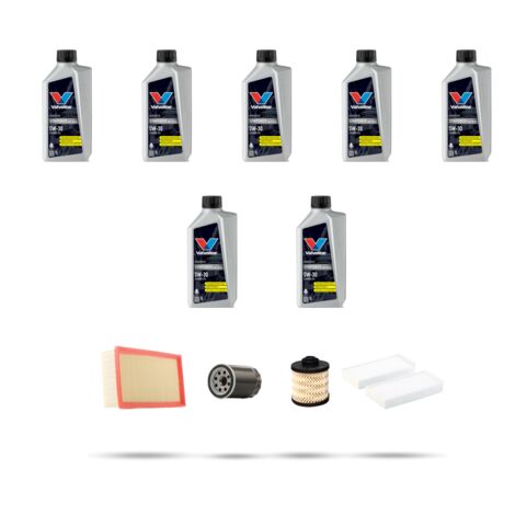 Kit tagliando 4 FILTRI e 7L OLIO compatibile con Citroen Ds5 2.0 BlueHDi 110kw dal 2014 (1/5)