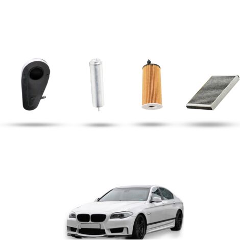 Kit tagliando 4 filtri compatibile con Bmw serie 5 (F10, F11, F18) 518d 100kw dal 2013 (1/5)