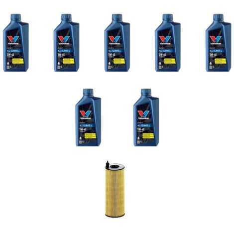 Kit filtro olio e 7L compatibile con Bmw serie 7 (F01, F02) 730d 155kw dal 2011 (1/2)