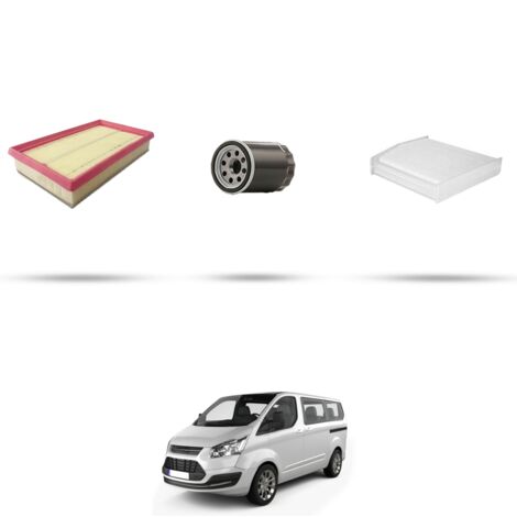 Kit tagliando 3 filtri compatibile con Ford Tourneo Custom 2.0 EcoBlue mHEV 110kw dal 2022 (1/4)