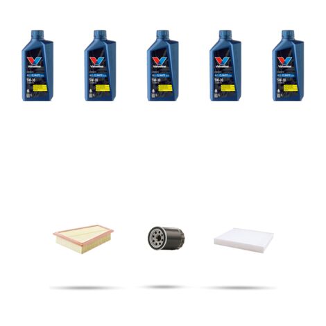Kit tagliando 3 FILTRI e 5L OLIO compatibile con Ford Fiesta VII 1.0 ecoBoost 63kw dal 2017 (1/5)