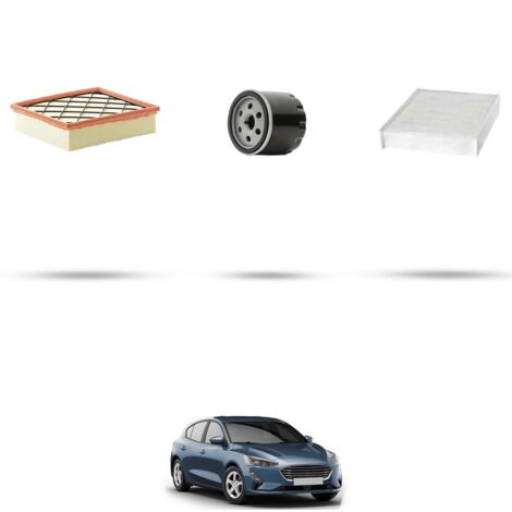 Kit tagliando 3 filtri compatibile con Ford Focus IV 1.0 Ecoboost 63kw dal 2018 (1/4)
