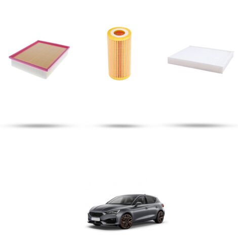 Kit tagliando 3 filtri compatibile con Cupra Leon (KL1) 2.0 TSI 221kw dal 2019 (1/4)