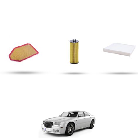 Kit tagliando 3 filtri compatibile con Chrysler 300c 3.6 215kw dal 2011 (1/4)