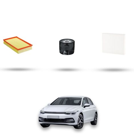 Kit tagliando 3 filtri compatibile con Vw Golf VIII 1.0 TSI 66Kw dal 2020 (1/4)