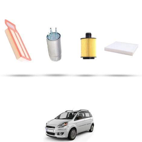 Kit tagliando 4 filtri compatibile con Fiat Idea 1.3 MJTD 16v 70kw dal 2009 (1/5)