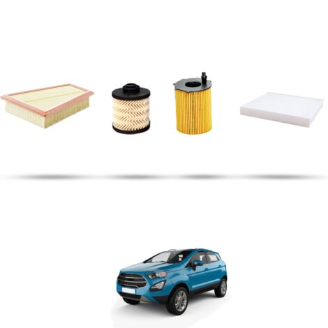 Kit tagliando 4 filtri compatibile con Ford Ecosport 1.5 Tdci 70kw dal 2015 (1/5)