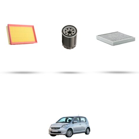 Kit tagliando 3 filtri compatibile con Subaru Justy IV 1.3 67kw dal 2008 (1/4)