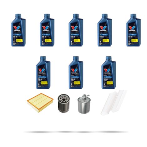 Kit tagliando 4 FILTRI e 8L OLIO compatibile con Nissan Navara (D40) 2.5 Dci 128kw Dal 2005 (1/5)