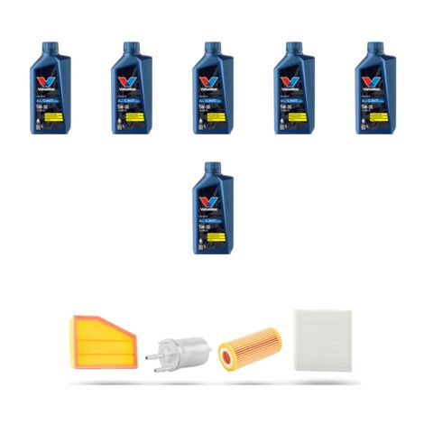 Kit tagliando 4 FILTRI e 6L OLIO compatibile con Audi A1 (8X1,8XK) 2.0 TFSI Quattro 188kw dal 2012 (1/5)