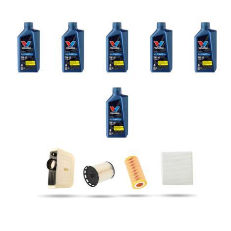 Kit tagliando 4 FILTRI e 6L OLIO compatibile con Audi Q7 (4M) 3.0 tdi Quattro 160kw dal 2015 (1/5)