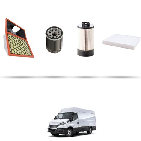 Kit tagliando 4 filtri compatibile con Iveco Daily VI 40S 14 3.0 HPI 107KW dal 2014 (1/5)
