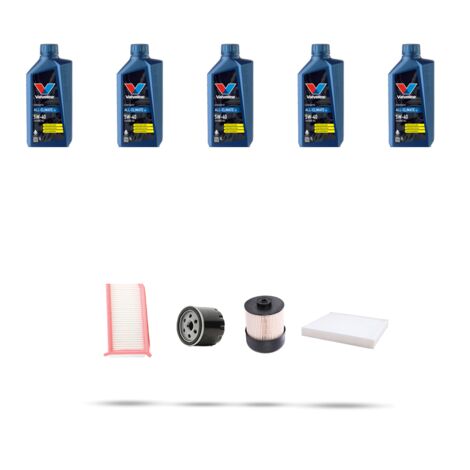 Kit tagliando 4 FILTRI e 5L OLIO compatibile con Renault Clio IV 1.5 DCI 66kw Dal 2012 (1/5)